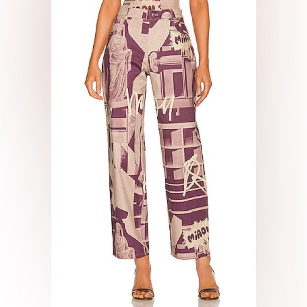Miaou Fargo Pant in Stone Mauve